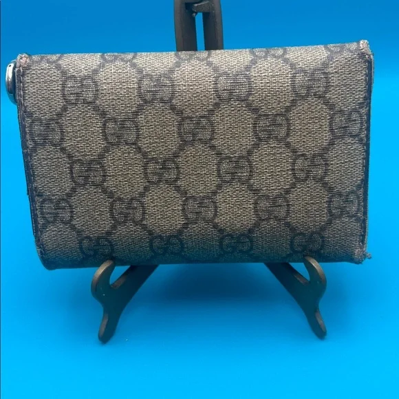 Gucci Vintage GG Supreme Canvas Wallet, poor condition - Picture 2 of 12